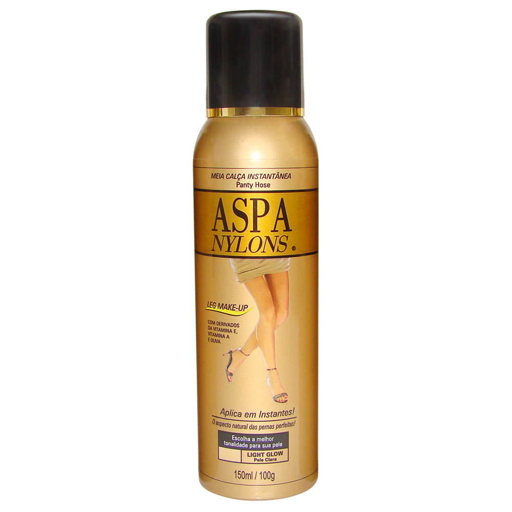 Spray Aspa Nylons Maquiagem para Pernas Light Glow em Oferta na Shopee