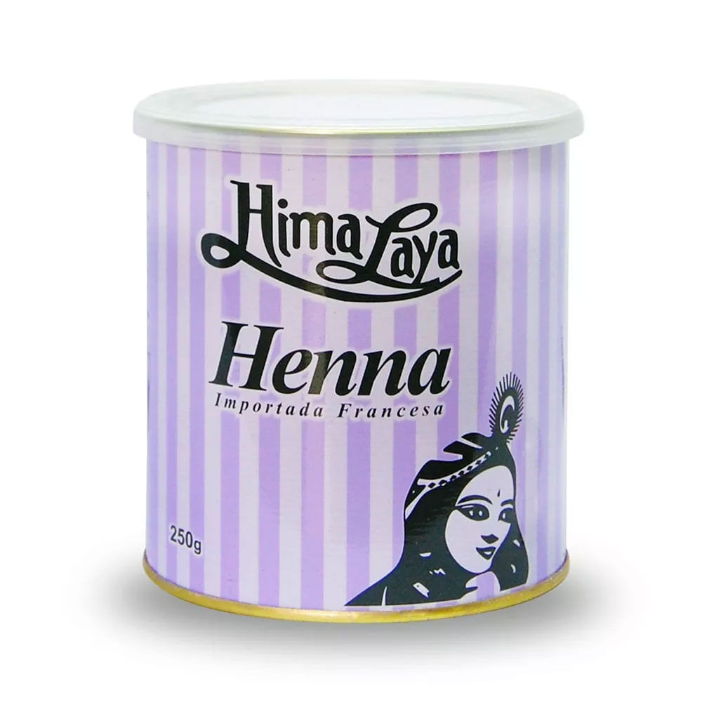 Henna Pó Himalaya Castanho Médio 250g