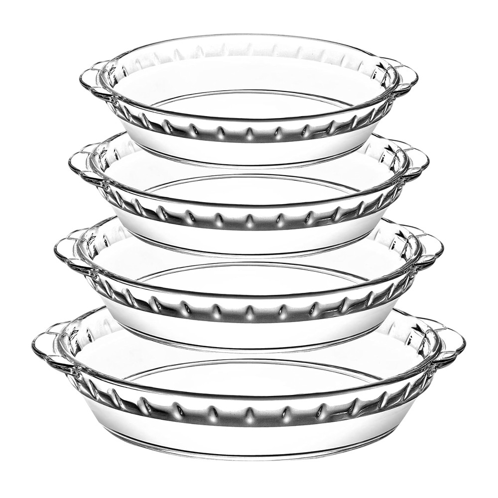 Conjunto Travessa Vidro Life p/Alimentos Mesa 4 Unidade em Oferta na Shopee