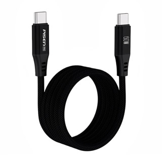 Cabo Usb C para Usb C Pisen Macho Máx. 60W 1Metro Preto em Oferta na Shopee