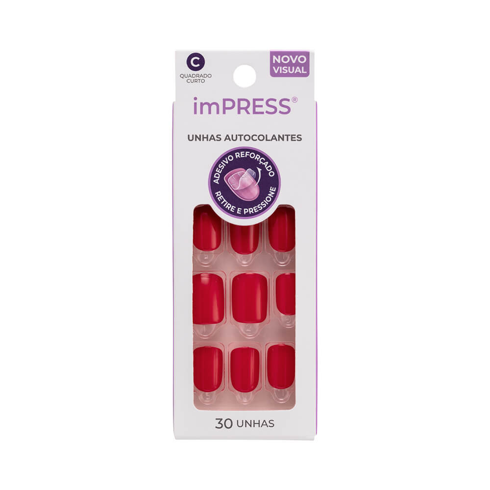 Unhas Postiças Kiss New York Impress Call My Agent (FBIP190) em Oferta na Shopee