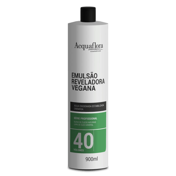 Água Oxigenada Acquaflora Vegana 40vol 900ml