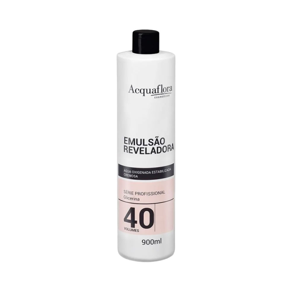 Água Oxigenada Acquaflora 40 Volumes 900ml em Oferta na Shopee