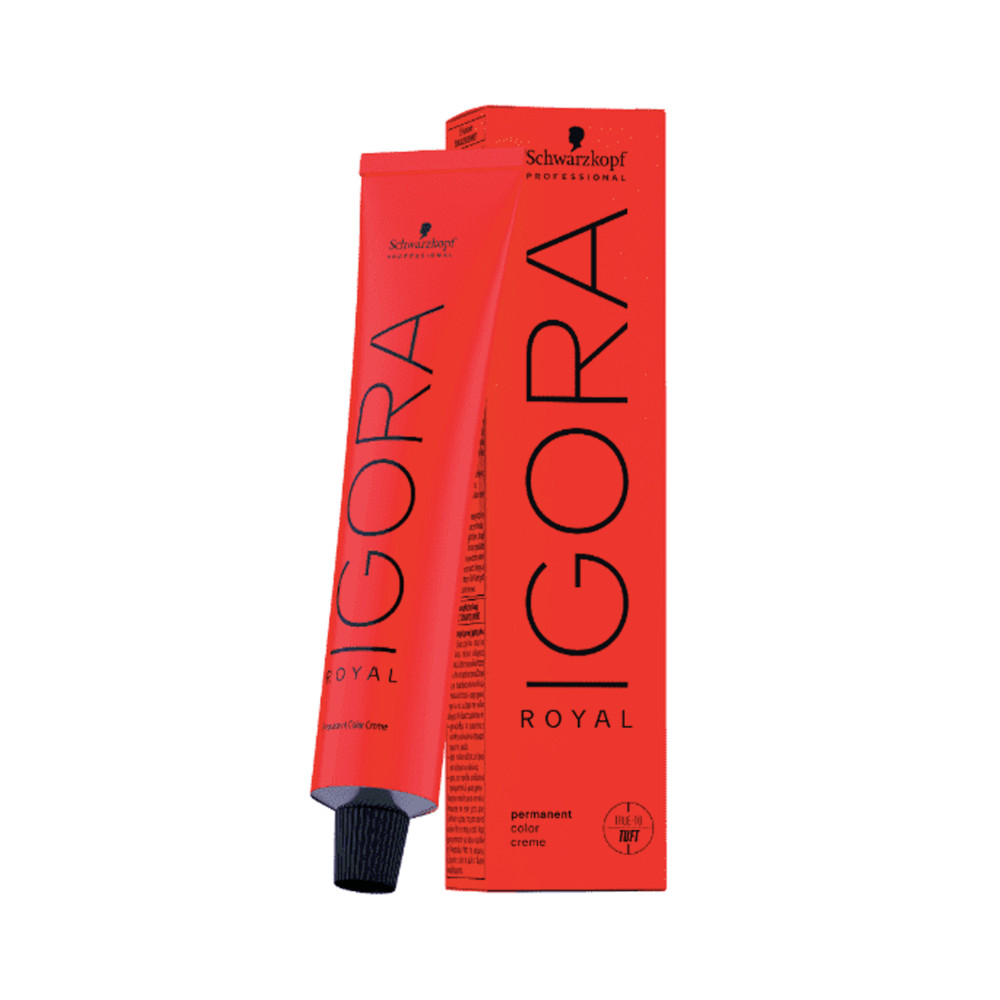 Coloração Igora Royal 6.12 Louro Escuro Cinza Fumê 60g