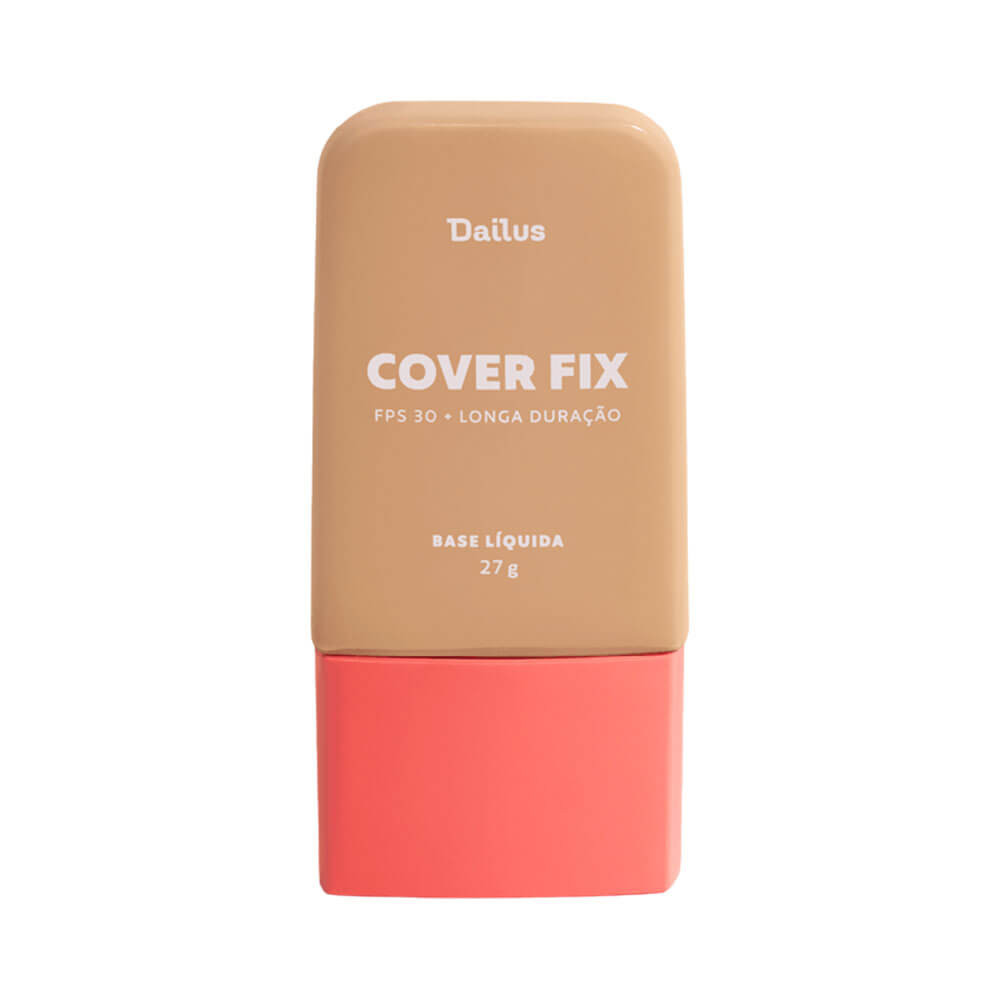Base Líquida Dailus Cover Fix D6 27g em Oferta na Shopee