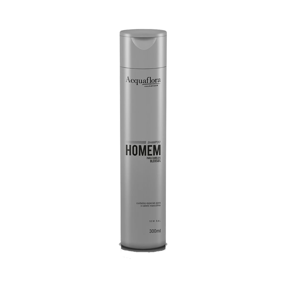 Shampoo Acquaflora Homem Cabelos Oleosos 300ml em Oferta na Shopee