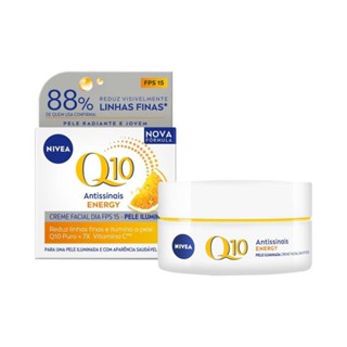 Creme Facial Antissinais Nivea Q10 Energy Dia FPS15 50g em Oferta na Shopee
