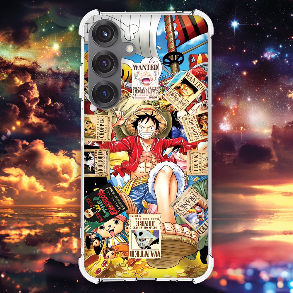 Capinha Celular Personalizada com (3426) ONE PIECE ANIME DESENHO GALAXY A24 A23 A22 A21S A21 A20S A20 A17 A16 A15 A14