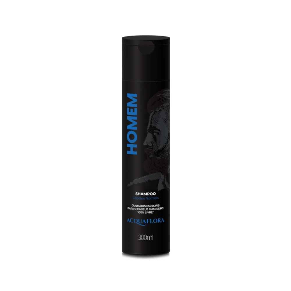 Shampoo Acquaflora Homem Para Cabelos Normais 300ml