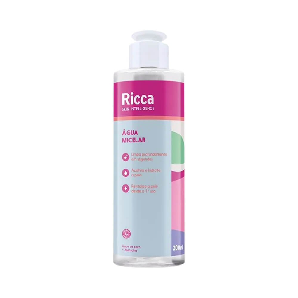 Água Micelar Ricca Funcional 200ml em Oferta na Shopee