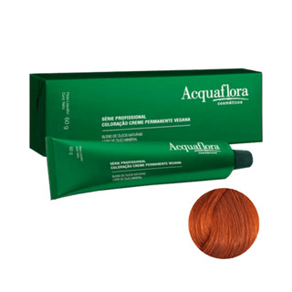 Coloração Acquaflora Permanente Vegana 8.44 Louro Claro Cobre Intenso 60g em Oferta na Shopee
