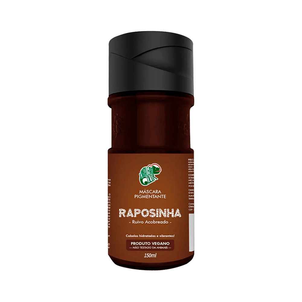 Máscara Pigmentante Kamaleão Raposinha 150ml em Oferta na Shopee