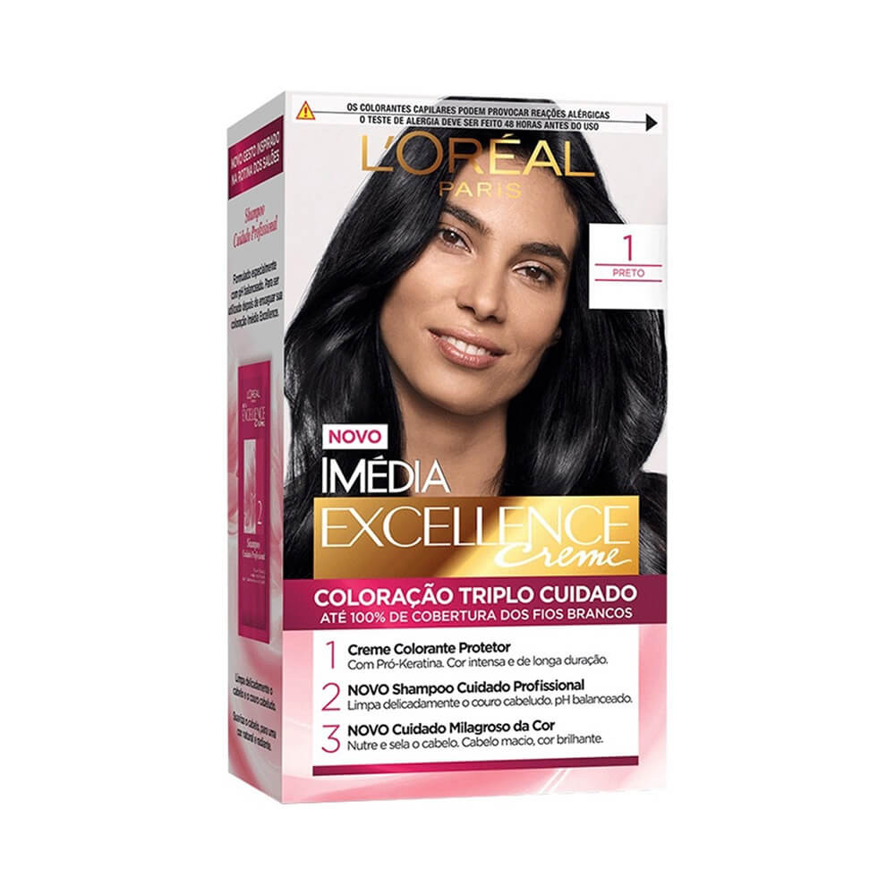 Coloração Imédia Excellence 1 Preto