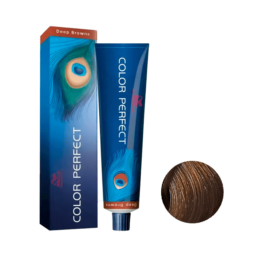 Coloração Color Perfect Deep Browns 66/71 Louro Escuro Intenso Marrom Acinzentado 60g — imagem 2 de 2