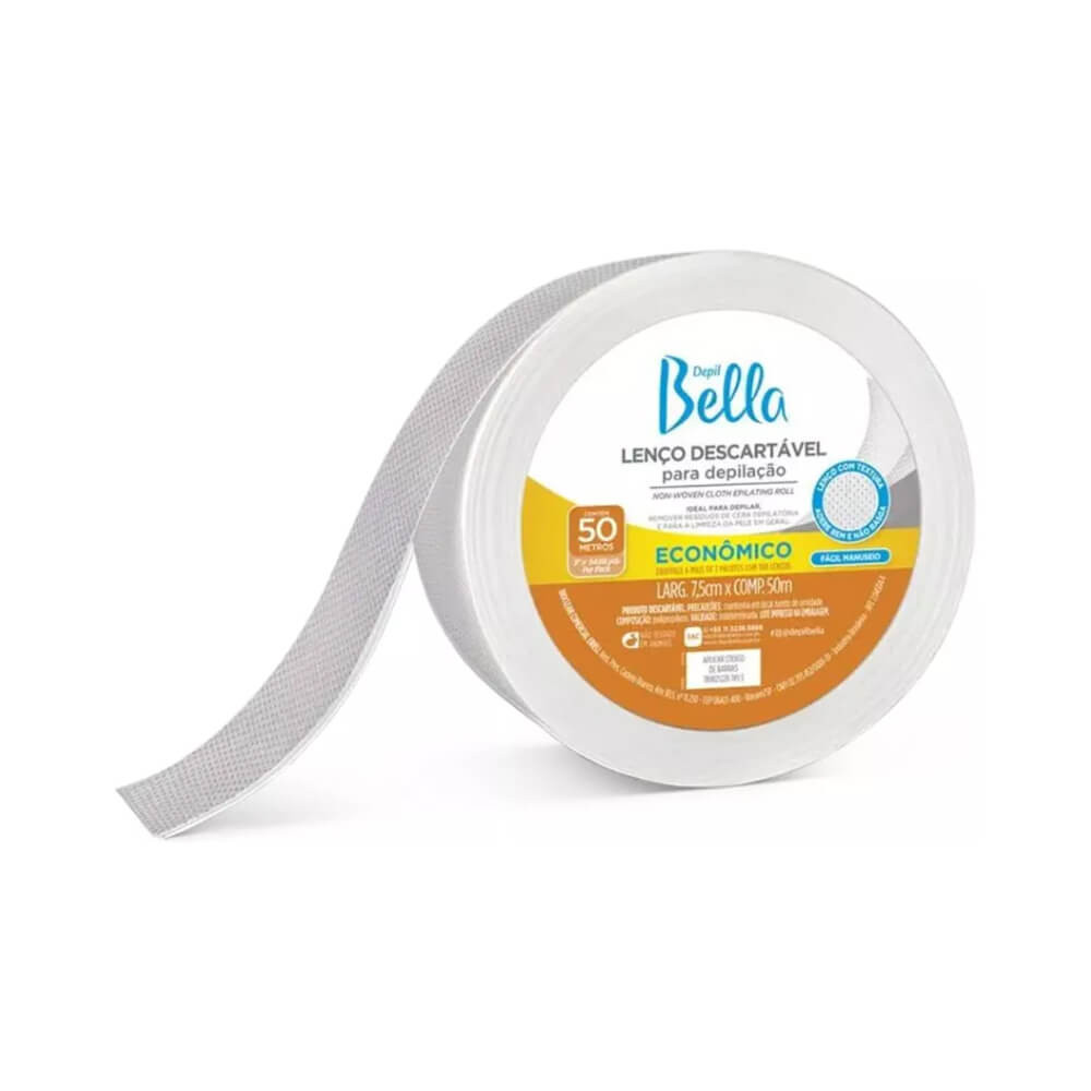 Lenço Depil Bella Rolo TNT 50 Metros em Oferta na Shopee