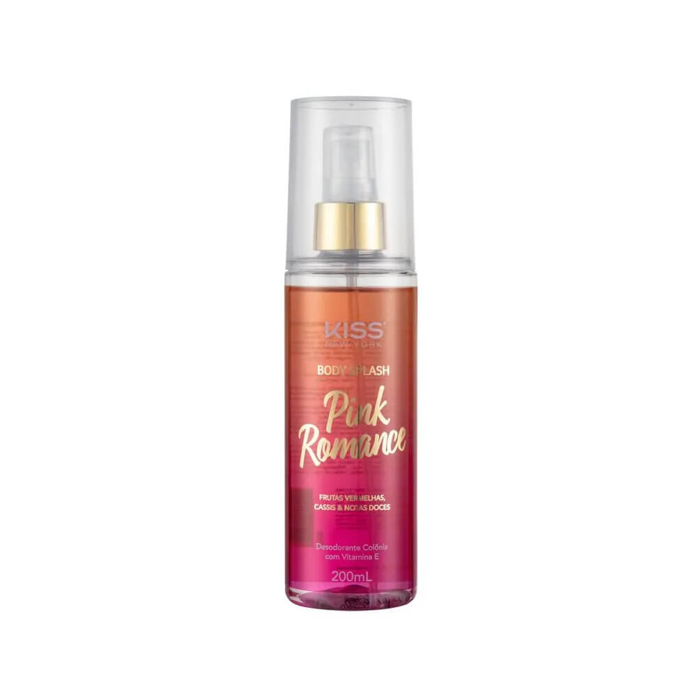Body Splash Pink Romance Kiss New York 200ml em Oferta na Shopee