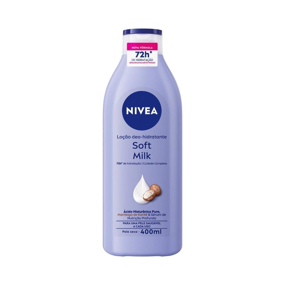 Hidratante Desodorante Nivea Soft Milk 400ml