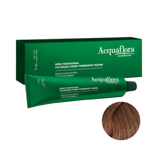 Coloração Acquaflora Creme Permanente Vegana 7.0 Louro Natural 60g em Oferta na Shopee