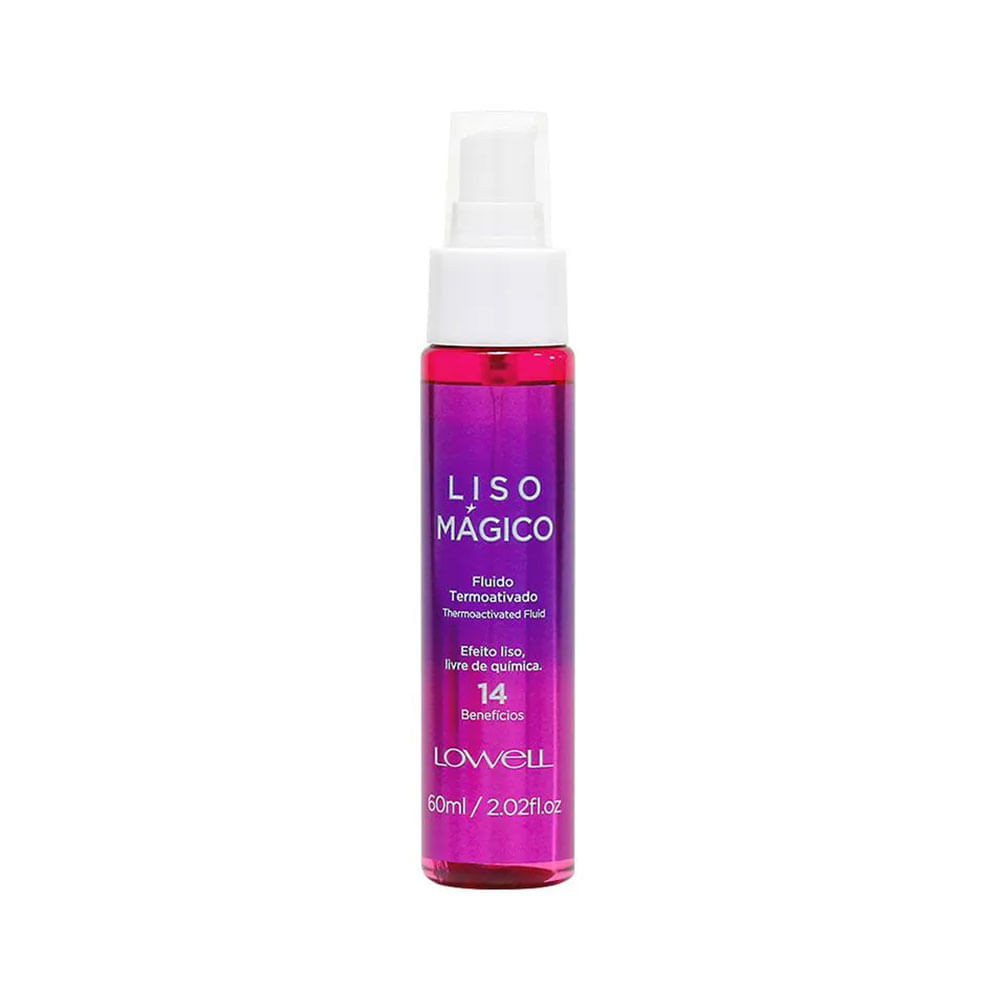 Fluido Termoativado Lowell Liso Mágico 60ml em Oferta na Shopee