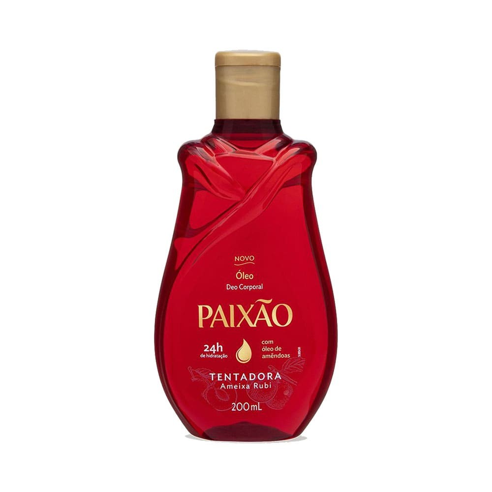 Óleo Corporal de Amêndoas Paixão Tentadora Ameixa Rubi 200ml em Oferta na Shopee