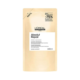 Shampoo L'Oréal Refil Absolute Repair Gold Quinoa 240ml em Oferta na Shopee