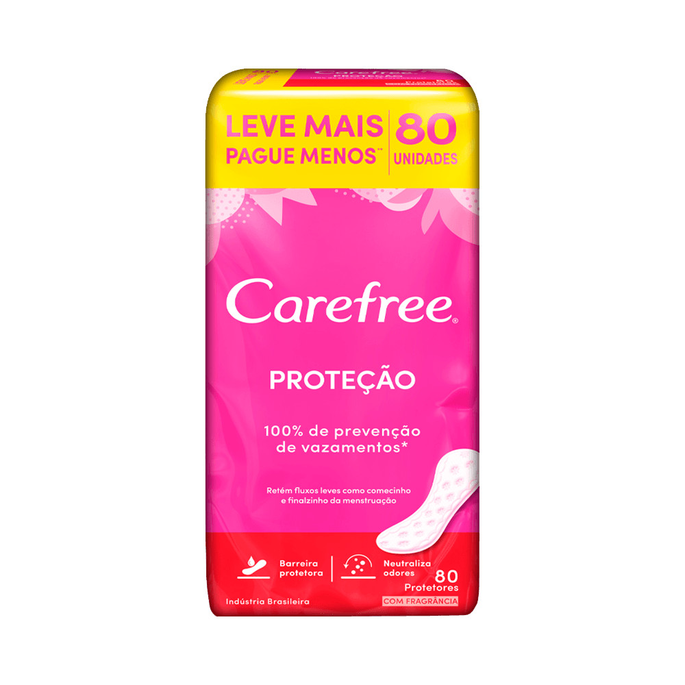 Protetor Diário Carefree Original Perfume em Oferta na Shopee