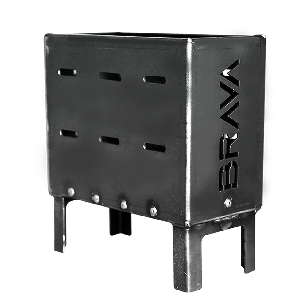 Caixa Firebox Avulsa em Aço Carbono para Churrasco Profissional - Brava