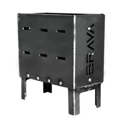 Caixa Firebox Avulsa em Aço Carbono para Churrasco Profissional - Brava