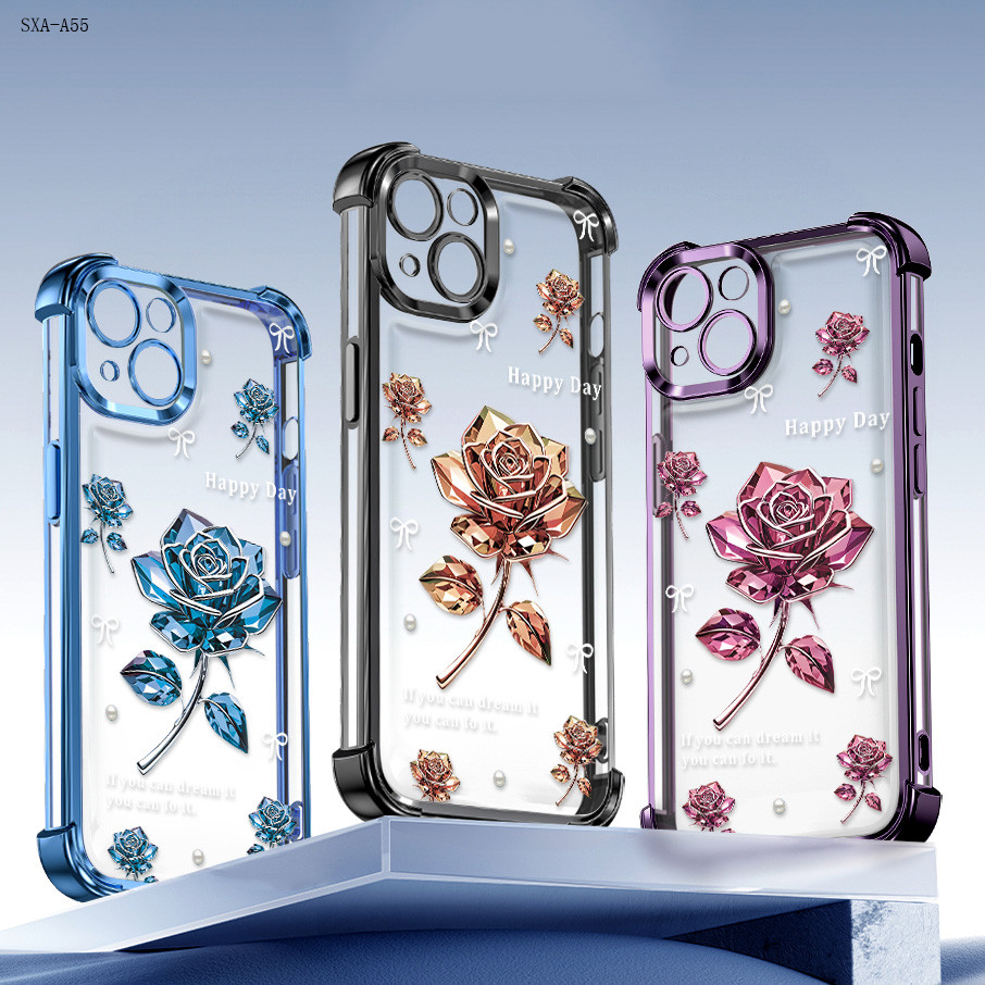 Capa Para Samsung Galaxy A56 A55 A54 A36 5G Capinha Transparente Celular 0342 FS