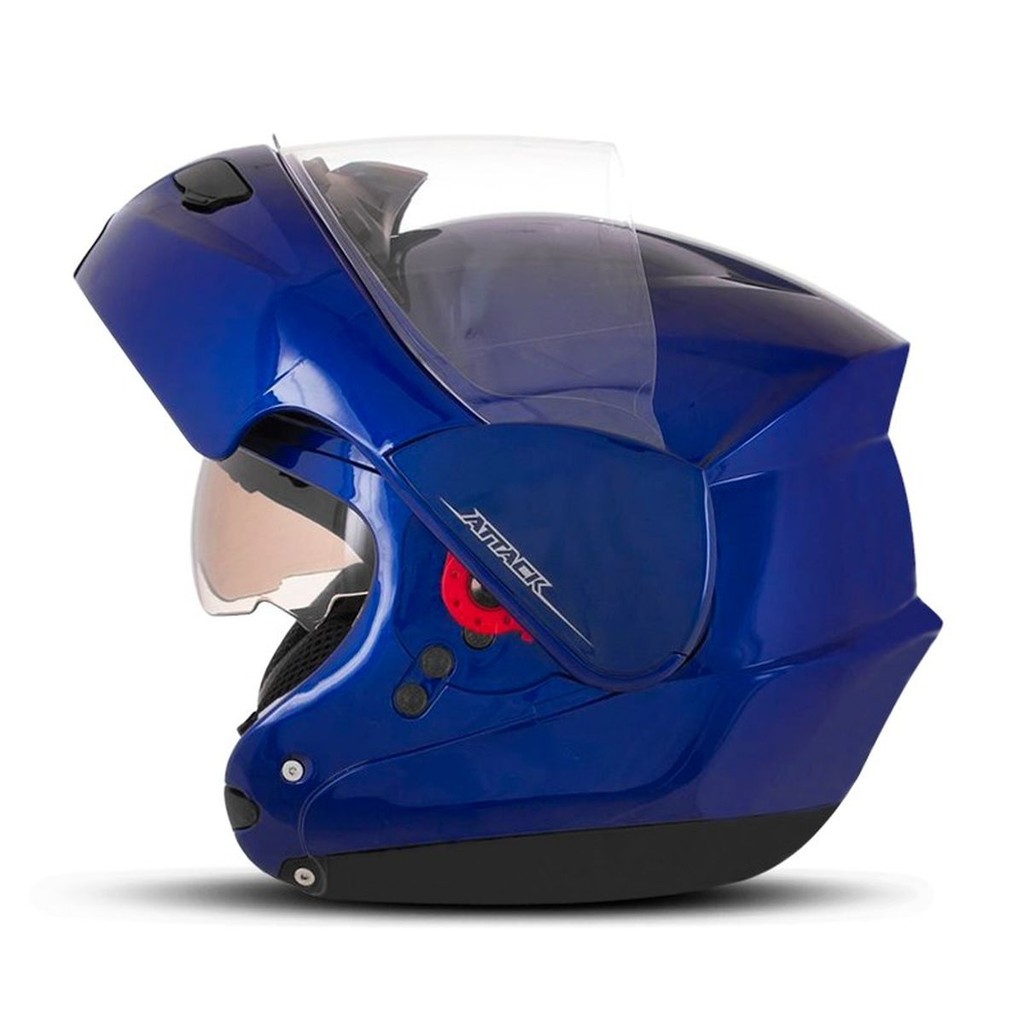 CAPACETE ADULTO ESCAMOTEÁVEL ROBOCOP MODELO ATTACK SOLID MASCULINO FEMININO UNISSEX ORIGINAL PRO TORK VISEIRA CRISTAL
