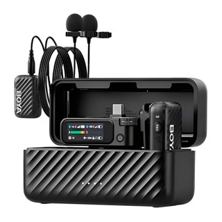 Microfone de Lapela Boya Boyamic 2-01 Usb C/3.5mm Preto em Oferta na Shopee