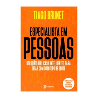 Especialista Em Pessoas Pocket       Tiago Brune em Oferta na Shopee