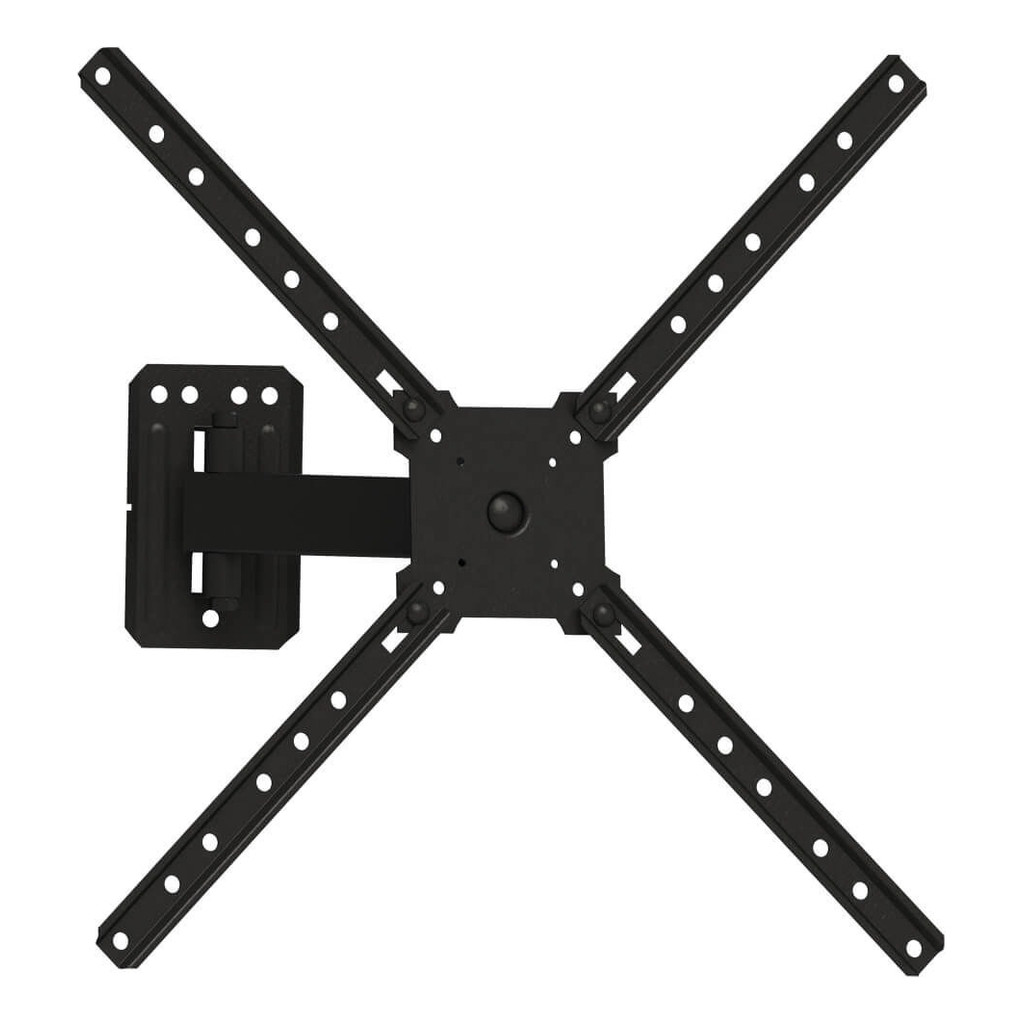 Suporte Para Televisão Articulado Preto Parede Fixo Led Lcd Plasma De 10 A 55 Polegadas 400x400mm