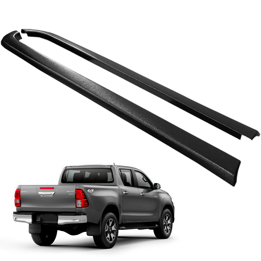 Protetor de Borda Hilux 2016 a 2025 Lateral Caçamba