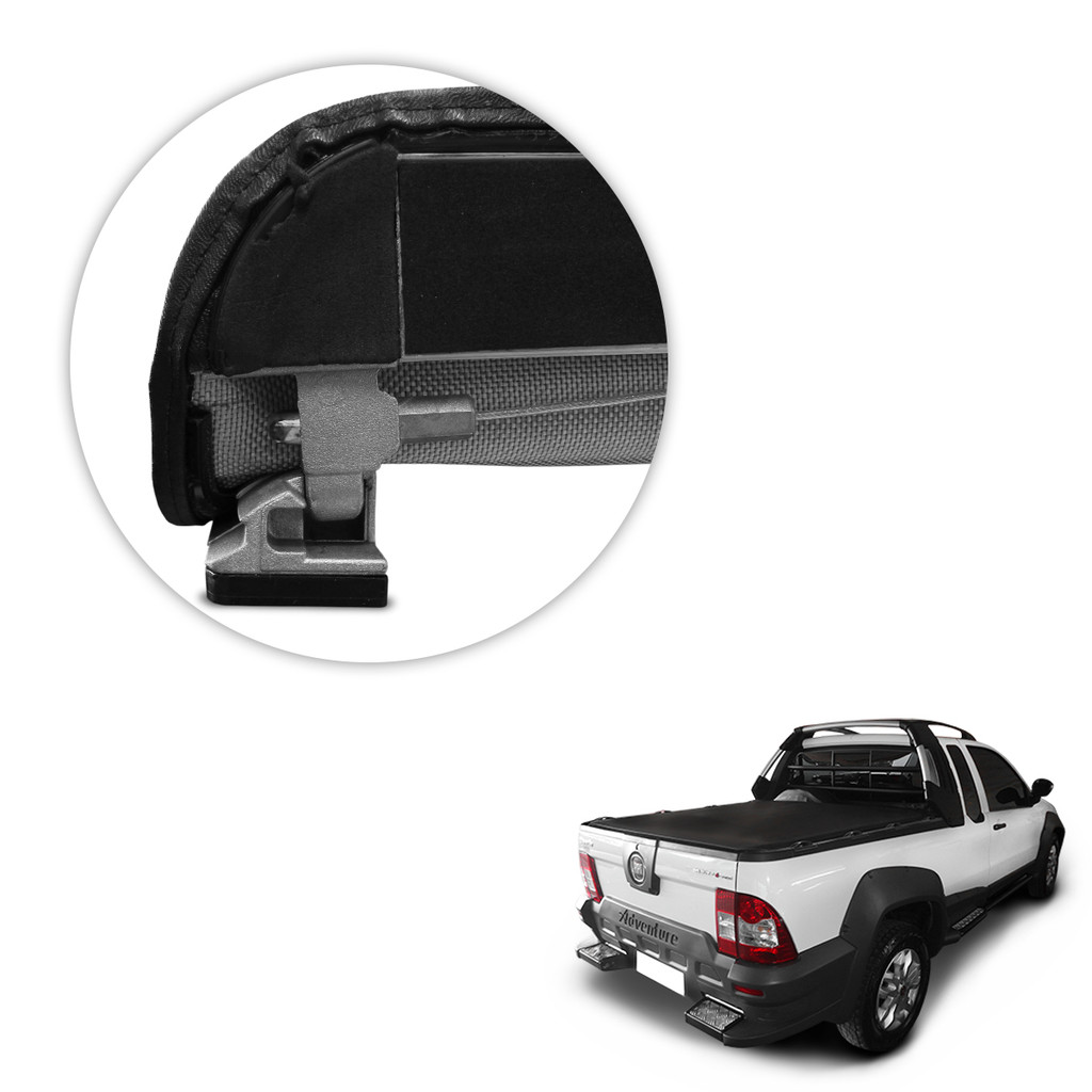Capota Marítima Strada CE 2009 a 2013 Locker Com Estepe Gancho Trek Aluminio Slim Eco