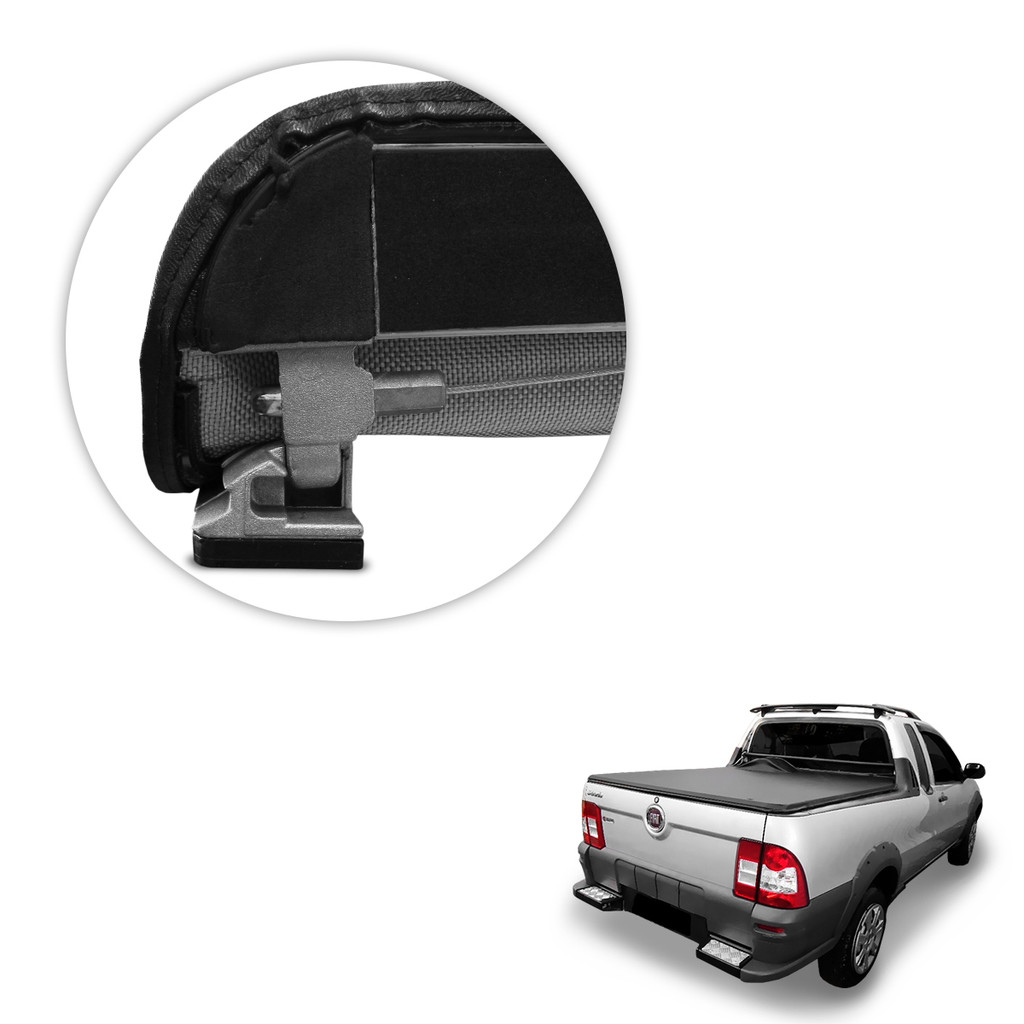 Capota Marítima Strada CE 1998 a 2013 Com Estepe Sem Gancho Trek Aluminio Slim Eco