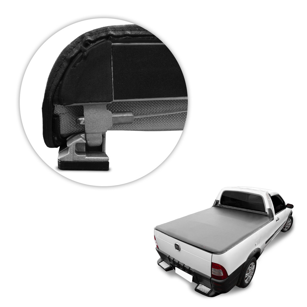 Capota Maritima Strada CS 1998 a 2013 Sem Grade Gancho Estepe Aluminio Slim Eco