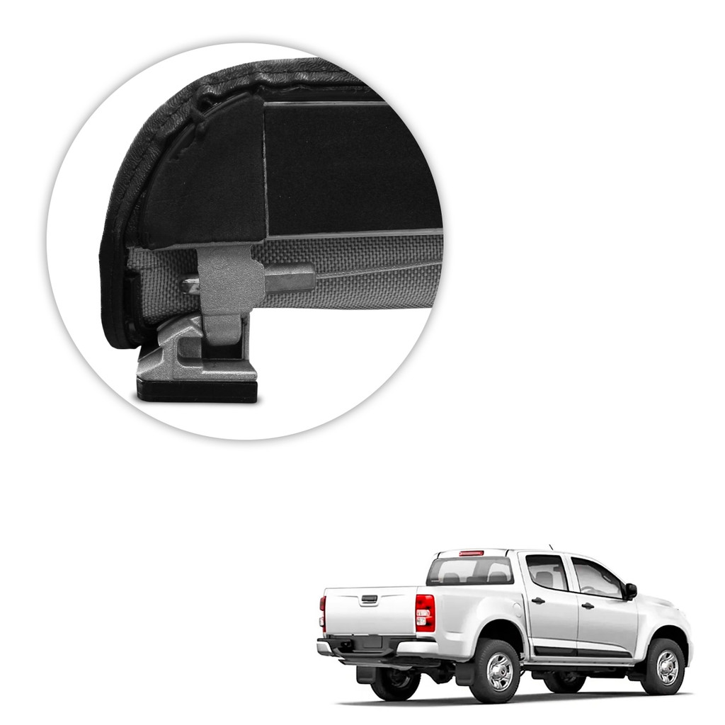 Capota Maritima S10 CD 2012 a 2024 Trek Aluminio Slim Eco