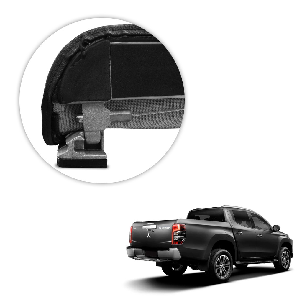Capota Maritima L200 Triton Sport 2017 a 2025 Trek Aluminio Slim Eco