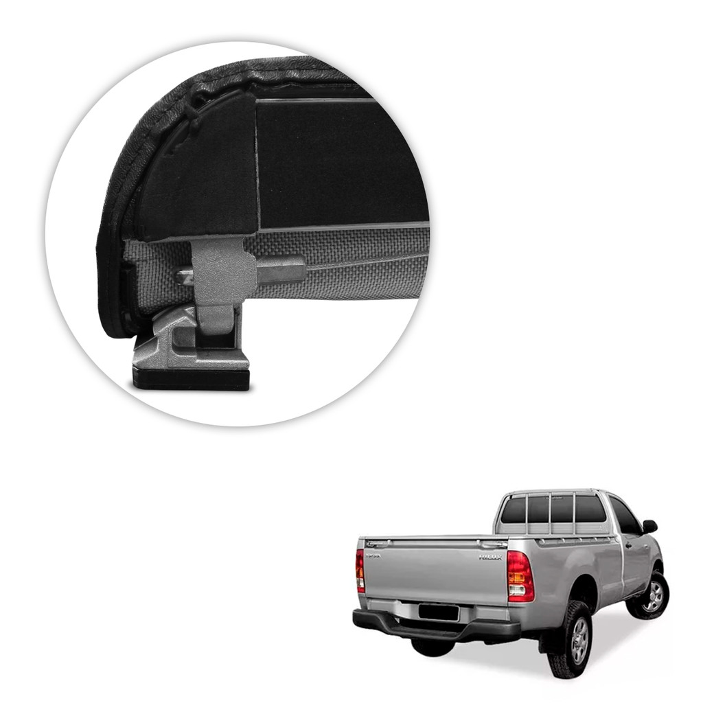 Capota Maritima Hilux CS 2005 a 2015  Com grade Trek Aluminio Force