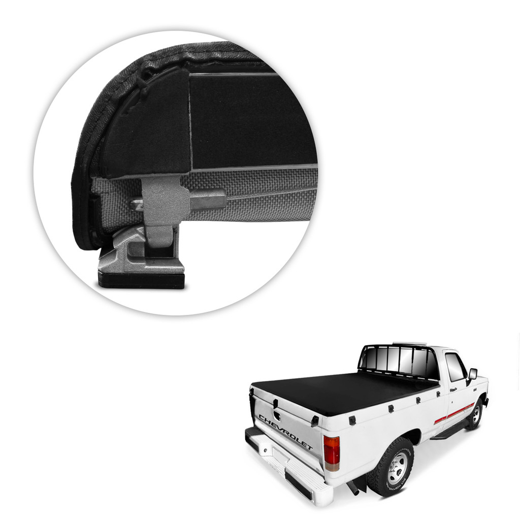 Capota Maritima D20 CS 1985 a 1997 Sem Estepe Trek Aluminio Force