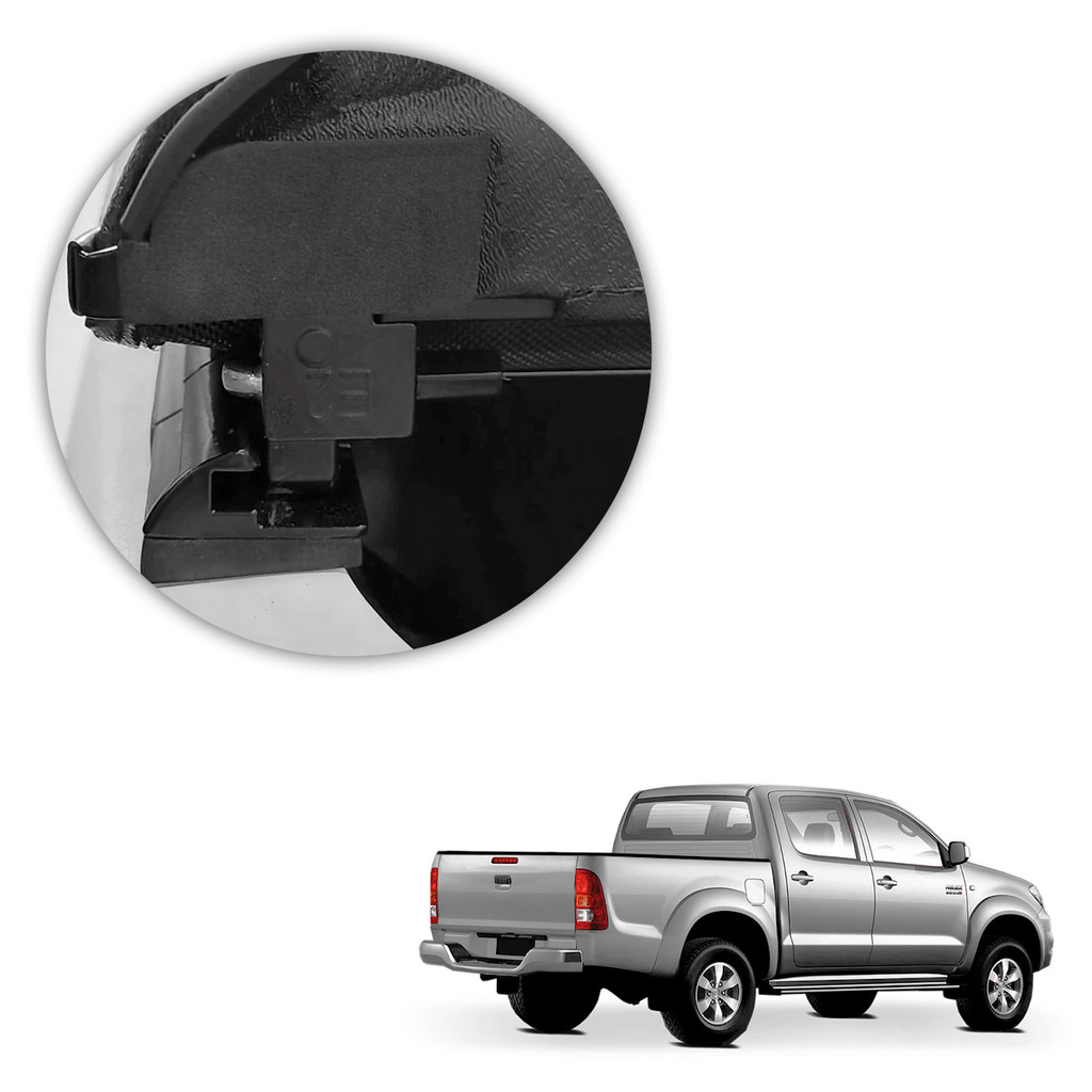 Capota Marítima Hilux CD 2005 a 2015 Flash All Black