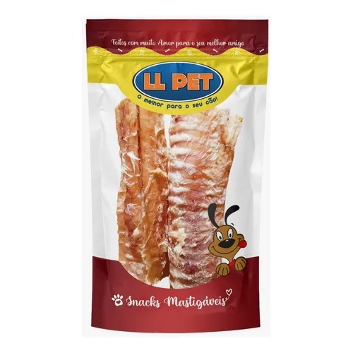 Petisco para Cachorro Traqueia Bovina Natural LL Pet 2un