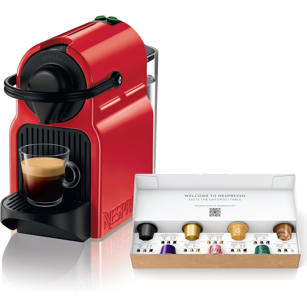 Cafeteira Nespresso Inissia C40 Ruby Red 100v Japão Compatível Nespresso