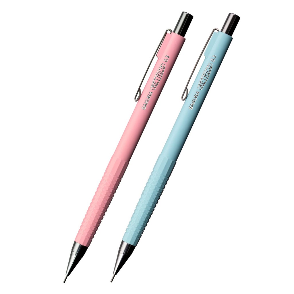 [Direto do Japão] Lápis Mecânico Sakura Cray-Pas Retroco Edição Limitada Conjunto B (0,3 mm e 0,5 m