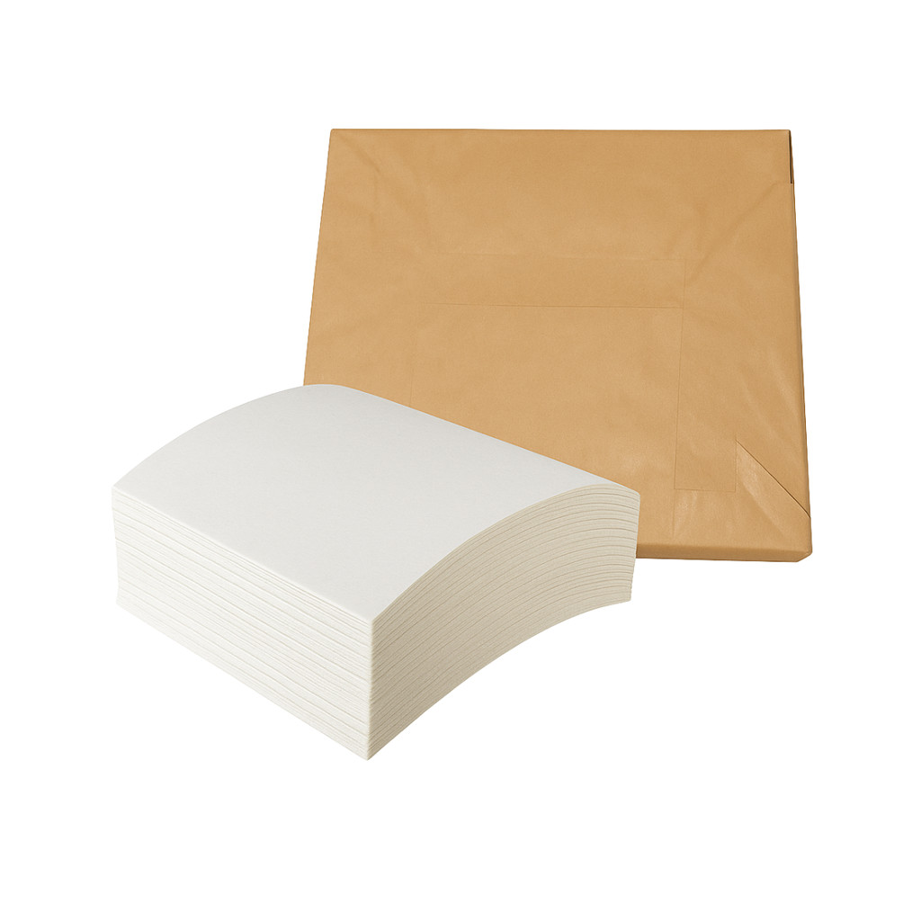 Papel Filtro 250 Gramas Mata Borrão 50x50 Cm Com 100 Folhas