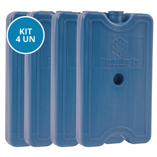 Kit Placa Gelo Gel Artificial Reutilizável Rígido 400ml Transporte Alimentos Bebidas Medicamentos em Oferta na Shopee