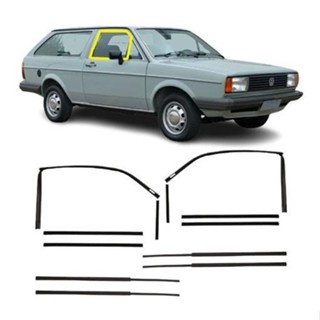 Kit Borrachas Canaletas E Pestanas Gol Parati Bx Quadrado em Oferta na Shopee