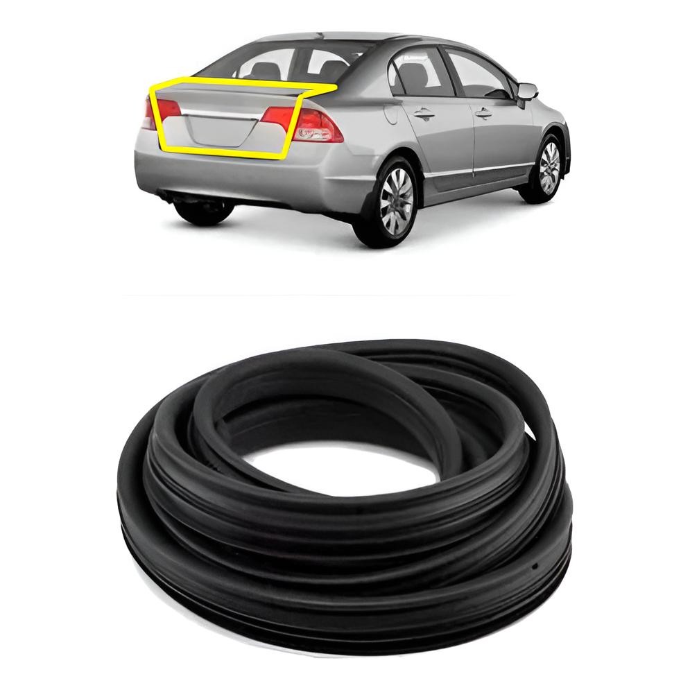 Borracha Porta Malas C Aba Honda New Civic 2007 Até 2011