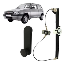 Máquina Vidro Uno Lado Esquerdo Manual 2 Portas 1985 A 2013